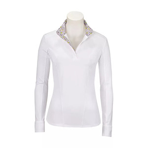 Camisa ecuestre de primera calidad Ropa deportiva Traje personalizado Venta al por mayor Camisas de equitación transpirables ligeras para mujeres - Product Image 6