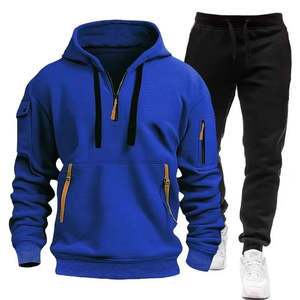 Hot Selling Hooded Sweat <b>Shirt</b> & Sweat Pant <b>Men</b> Track Suit With Custom Logo Newest Customized Track Suit for <b>Men</b> - Product Image 1