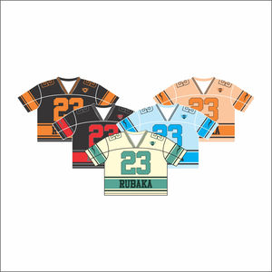 Jersey de fútbol americano hecho a medida de alta calidad de gran tamaño con cuello en V uniforme de malla transpirable baloncesto Varsity Jersey para hombres - Product Image 2