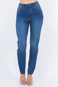 Venta al por mayor de las mujeres Slim Fit Jeans Casual de moda Pantalones de mezclilla para las señoras 2025 - Product Image 3