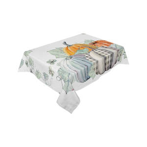 Conception personnalisée 100% nappes en pur coton brodées Revêtements de fête de mariage Techniques tissées - Product Image 1