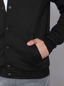 Veste de bombardier pour hommes, en Satin uni, blanc, personnalisé, pas cher, à la mode, de meilleure qualité, taille plus - Product Image 4