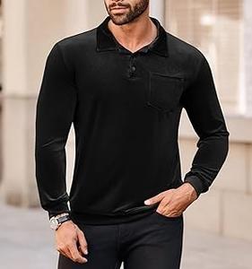 Chemise décontractée pour homme à manches longues avec poche poitrine, en velours velours de haute qualité 220g, respirante, écologique, à séchage rapide, pour l'hiver - Product Image 4