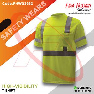 Venta al por mayor seguridad reflectante hombres camiseta alta visibilidad reflectante hombres camiseta Reflector camiseta tráfico seguridad ropa - Product Image 3