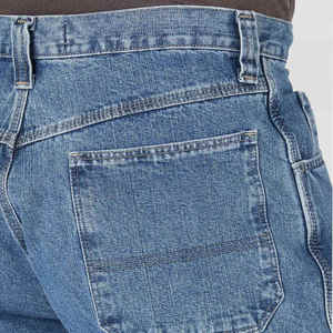 2025 nouveauté hommes taille haute Denim Shorts haute qualité broderie droite pour l'été fait Pakistan taux de gros - Product Image 1