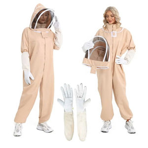 Traje de una pieza transpirable de alta calidad con botas resistentes a perforaciones Traje antiapicultura para protección de apicultor - Product Image 1