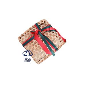 Caja de regalo tradicional de bambú, pastel de Luna, regalo - Product Image 2