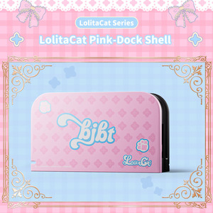 Carcasa Protectora Rosa y Azul Estilo Lolita para Base de Carga de Nintendo Switch 2, Linda Cubierta Protectora para <span class=keywords><strong>PC</strong></span> - Product Image 6