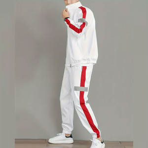 Nouveau style de survêtement décontracté respirant pour homme avec logo personnalisé, sweat-shirt zippé 100% coton léger, fabriqué au Pakistan, design 2 en 1 - Product Image 4