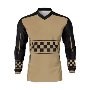 Maillot de motocross MX personnalisé de qualité supérieure Chemise de course à séchage rapide Caractéristique respirante Vintage Moto Auto Racing Wear - Product Image 5
