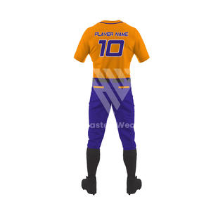 เครื่องแบบเบสบอลสำหรับผู้ชายและกางเกงเครื่องแบบกีฬาประสิทธิภาพสูงเสื้อเจอร์ซีย์และกางเกงโลโก้ตามสั่ง - Product Image 3