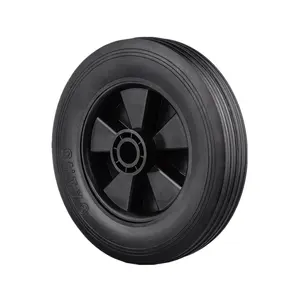 Plastic Wheel Rubber Wheel 8 Inch Solid Rubber Wheel With Plastic Rim Air Dehumidifier Wheel Concrete Mixer Wheels