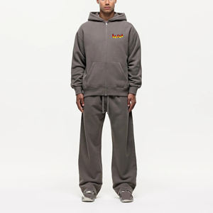 ชุดเซ็ต 2 ชิ้น สตรีทแวร์ฤดูหนาว ปี 2026 รุ่นใหม่ล่าสุด สวมใส่สบาย ทรงโอเวอร์ไซส์ พิมพ์โลโก้ตามสั่ง ผ้าเนื้อหนาปานกลาง ทรงหลวม มีเชือกผูกเอว - Product Image 6