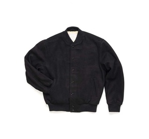 แจ็คเก็ตเบสบอลแบบ Letterman สำหรับผู้ชาย ดีไซน์ OEM ผลิตตามสั่ง ทำจากผ้า Melton ขนสัตว์แท้ ปักโลโก้ด้วยไหมเชนิลล์ สไตล์ Bomber เหมาะสำหรับฤดูหนาว - Product Image 1