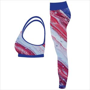 <b>Leopard</b> <b>Print</b> Waterproof Breathable Short Sleeve Sports Suit Women Fashion Printing Piece <b>Crop</b> <b>Top</b> High Waist Leggings Workout - Product Image 6