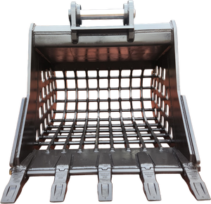 Godet de criblage robuste à cadre ouvert pour le tri des agrégats et des matériaux de démolition - Product Image 2