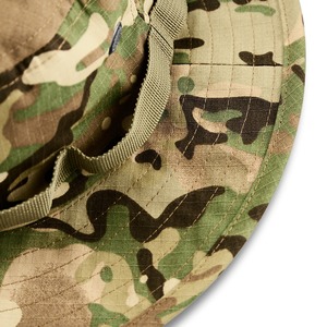 Sombreros de cubo de Safari de camuflaje marrón claro Unisex logotipo personalizado verano apropiado ropa personalizada producto del fabricante - Product Image 4