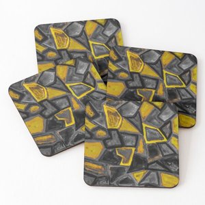 Posavasos para tazas de tendencia superior, posavasos personalizados para beber té, tamaño de forma impreso, suministro de fábrica, posavasos de pizarra en Star Crafts India - Product Image 4