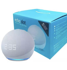 Echo Dot 5th Gen Smart Music Alexa <b>Speaker</b> Black Model 001 with Cord for V5.0 IPX7 Waterproof Display Screen - Product Image 2