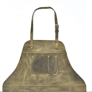 Adjustable Water-Proof Barber <b>Apron</b> Multiple Pocket Hair Stylist Waist Accessory Made of Cotton and <b>Leather</b> - Product Image 3