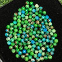 AAA+ Haute Qualité Taille Personnalisée Cabochon en Turquoise Kingman Naturelle Couleur Cuivre Paon Verte pour Bijoux DIY IBRAHIM GEMS Certifié