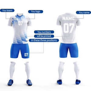 Nouveau 2025 uniformes de jeu professionnels de football respirants à séchage rapide kits d'uniformes de football maillot de football - Product Image 4