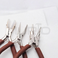 Mini herramienta de corte diagonal de seis cuentas de acero al carbono duradera, bobinadora de joyería de punta de aguja de alta dureza, juego de herramientas DIY OEM