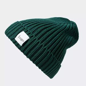 Gorra tejida de alta calidad, gorro bordado con logotipo personalizado - Product Image 3