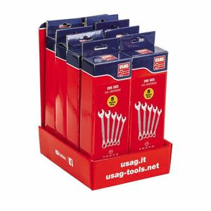 USAG Counter Display with 8 Combination <b>Spanner</b> Sets 285 SE5 <b>Tool</b> Sets - Product Image 1