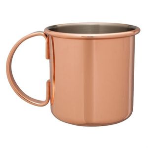 WholeSale Style Smooth <b>Copper</b> Mug Set of 4 Pure <b>Copper</b> Drinking <b>Cups</b> with Sleek Finish and Handles for Moscow Mule & Beverages - Product Image 3