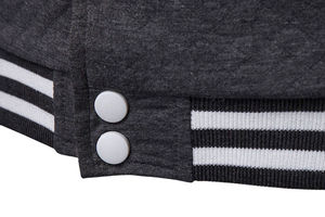 Chaqueta universitaria de alta calidad, unisex, estilo bomber de invierno, a la moda, con logotipo cosido OEM, venta al por mayor, estilo duradero y resistente. - Product Image 4