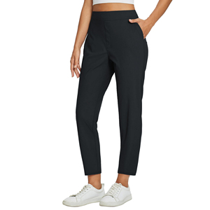 Pantalon de golf pour femmes prêt pour l'extérieur offrant un confort respirant et une mobilité flexible pour les routines sportives - Product Image 1