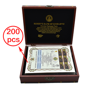 200 Billetes de Banco de Zimbabue de <span class=keywords><strong>Cincuenta</strong></span> Dólares, Rollos de Billetes de Papel con Diferentes Números de Serie, Coleccionables en Caja - Product Image 3