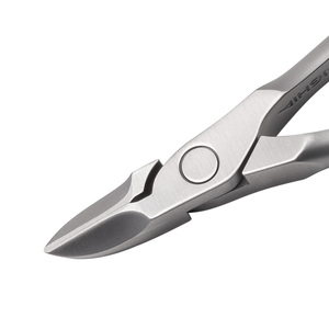 Coupe-ongles en acier inoxydable gris OEM Coupe-cuticules de soins personnels de qualité supérieure Doigts de bébé Orteils Boîte d'emballage en papier d'exportation - Product Image 4