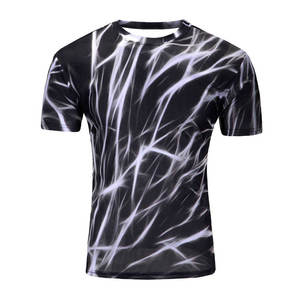 Camiseta Sublimada Personalizada Popular, Nuevo Estilo, Color Personalizado, 100% Poliéster, Ecológica, Ligera, para Hombre - Product Image 1
