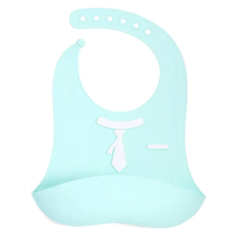 Bé BIB thấm nước dãi thực phẩm an toàn Silicone BIB BPA miễn phí trẻ sơ sinh ăn bé yếm