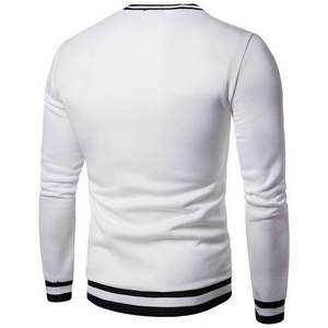 HIP HOP PLEIN Spot vente en gros 460gsm chandails lourds mode de rue impression chandails manches raglan chandails pour hommes - Product Image 2