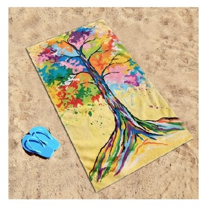 Serviettes de visage absorbantes épaisses et douces en coton tissé sur mesure pour adultes et enfants Serviettes de plage pour salle de bain et douche certifiées GOTS - Product Image 2