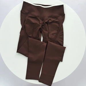 Leggings de Cintura Alta sin Costuras para Mujer, con Diseño de Bloques de Color, Efecto Levanta Glúteos, Elásticos en 4 Direcciones, Control de Abdomen, para Gimnasio, Yoga y Correr - Product Image 1