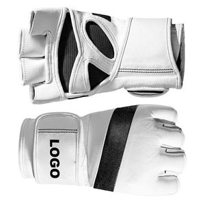 Gants de combat demi-doigts de haute qualité 2026, meilleur prix, en PU/cuir, pour l'entraînement de boxe, prix bas avec OEM personnalisé - Product Image 5