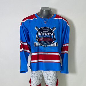 Jersey de Hockey sobre Hielo 100% Poliéster para Entrenamiento de Equipos Deportivos, Último Estilo, Logotipo Personalizado al por Mayor, Jersey de Hockey sobre Hielo para Hombre y Mujer - Product Image 1