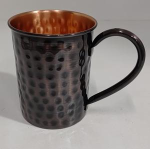 Tasse à bière Barware en cuivre naturel au design moderne avec poignée en métal fini cuivre pour la décoration de la maison et des fêtes - Product Image 5