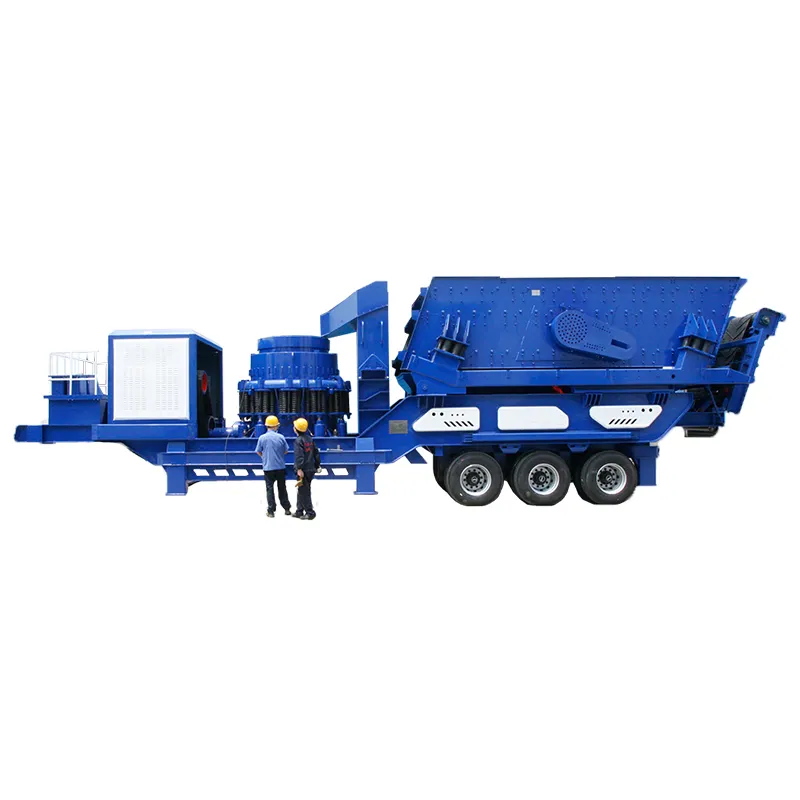 Mobile cone crushing station price Cone crusher plant Medium and above hardness stone crusher manufacturer