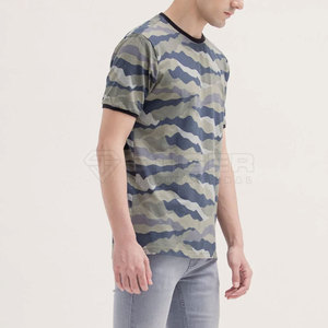 T-shirt d'été pour homme à col rond avec logo personnalisé, mode décontractée, manches courtes, polyester/coton de haute qualité, écologique, séchage rapide - Product Image 4