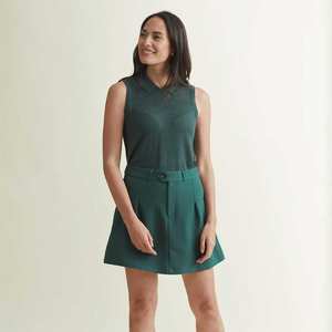 2025 nuevo estilo falda de golf para mujeres con tela ligera ajuste moderno y opciones al por mayor a granel para marcas de ropa deportiva - Product Image 4