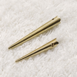 Aglets médiévaux en laiton de 2.5 cm TT-1786 la fermeture antivol de couverture de doublure en cuir véritable - Product Image 3
