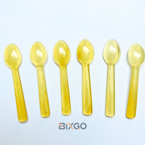 Mini cuchara de café hecha a mano con cuerno de Búfalo, hecha en Vietnam - Product Image 3