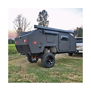 Caravane tout-terrain avec suspension solaire, attenante et indépendante construite pour les conditions australiennes - Product Image 4