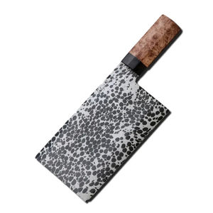 Cuchillo de Chef Burraq Personalizado Hecho a Mano de Acero Inoxidable, Cuchillo Multifuncional con Funda de Madera, OEM/ODM Disponible, para Uso en la Cocina, 10 Pulgadas - Product Image 1