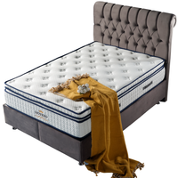 Colchón Ortopédico Turco King Size Antibacteriano con Espuma Viscoelástica Refrigerante, Enrollable, Diseño Contemporáneo, Venta al por Mayor para Hoteles y Hospitales